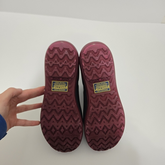 Pendleton Chelsea Rain Boot Geo toss black rubber redd - Picture 11 of 11